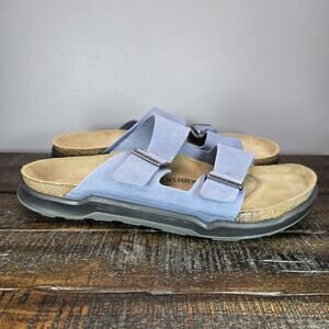 Birkenstock Arizona Crosstown Mens Size 13 Regular Strap Slides Sandal Blue